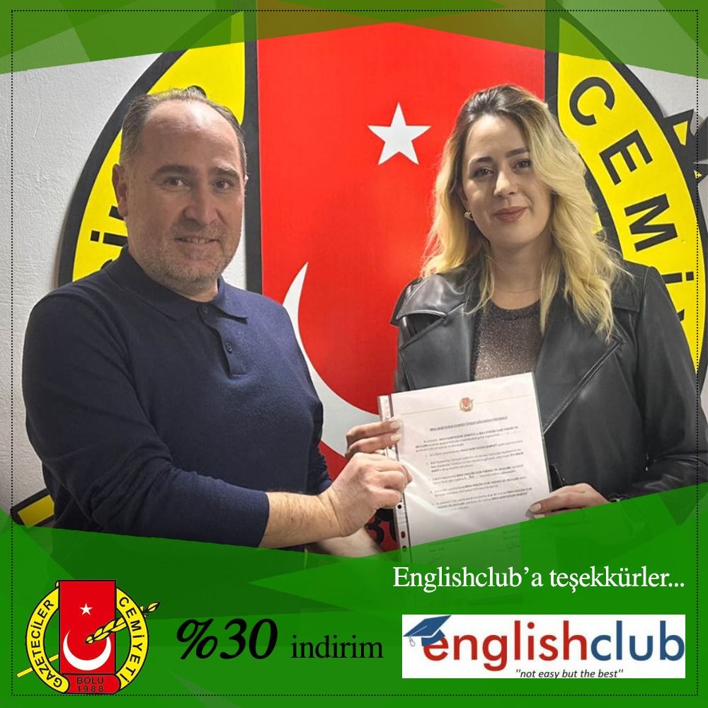 Bolu EnglishClub tarafından BGC üyelerine %30 indirim